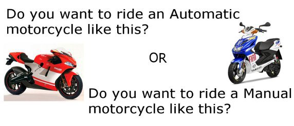Automatic or manual